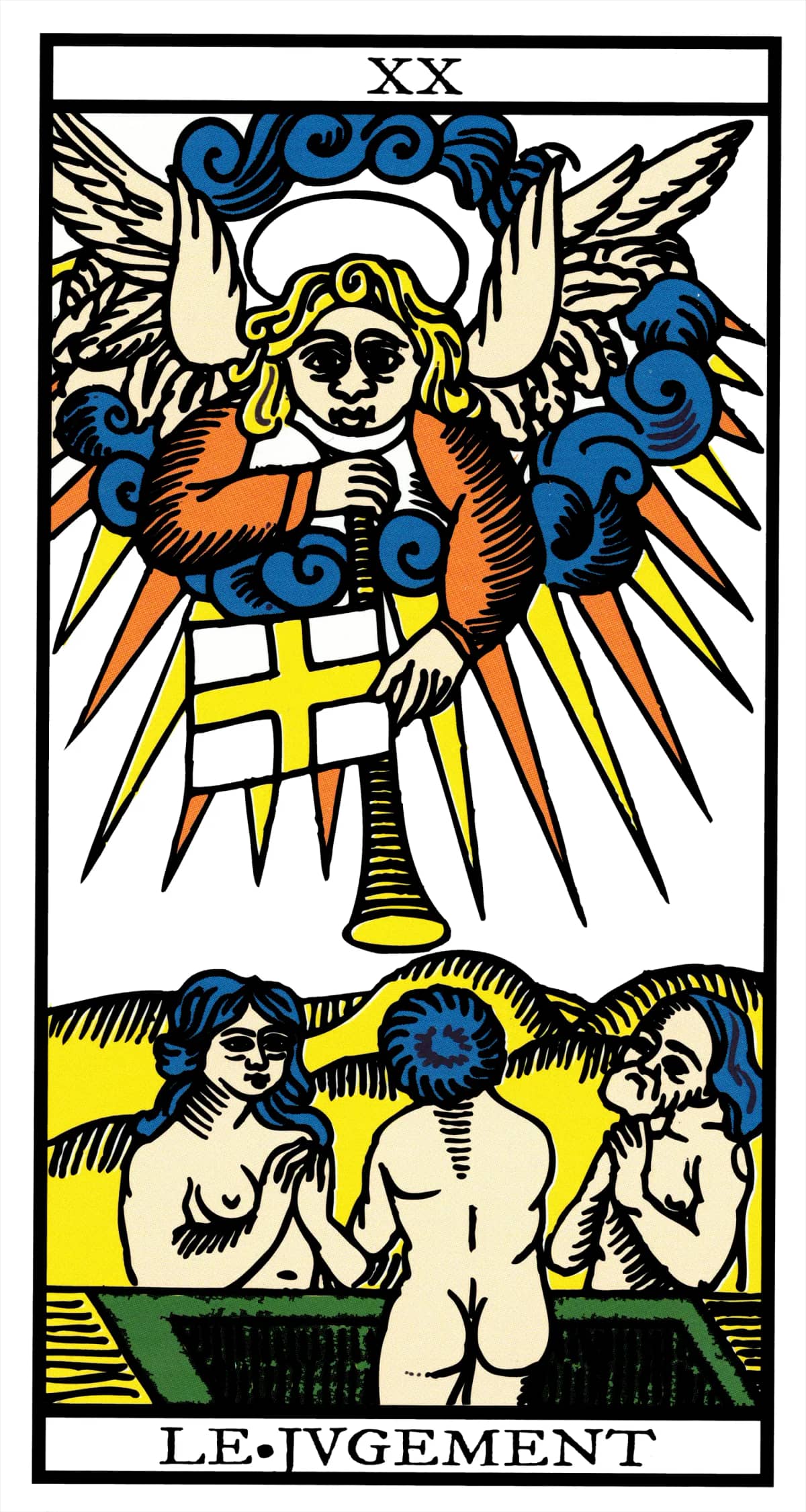 Le Jugement — Tarot de Marseille classique (type Grimaud)