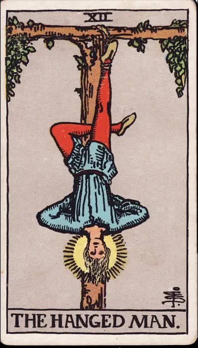 Le Pendu — Tarot Rider-Waite-Smith