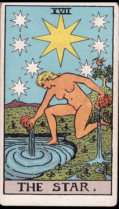 L'Étoile — Tarot Rider-Waite-Smith