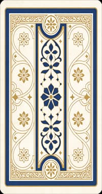 Dos de carte Tarot Nova