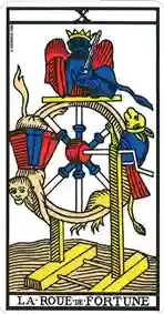 La Roue de Fortune — Tarot de Marseille