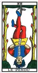 Le Pendu — Tarot de Marseille