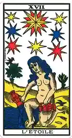 L’Étoile — Tarot de Marseille classique (type Grimaud)