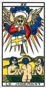 Le Jugement — Tarot de Marseille classique (type Grimaud)