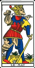 Le Mat — Tarot de Marseille