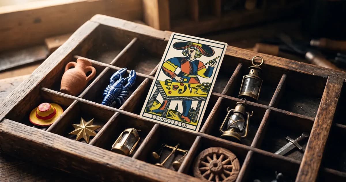 Diccionario de símbolos del Tarot de Marsella: 124 detalles