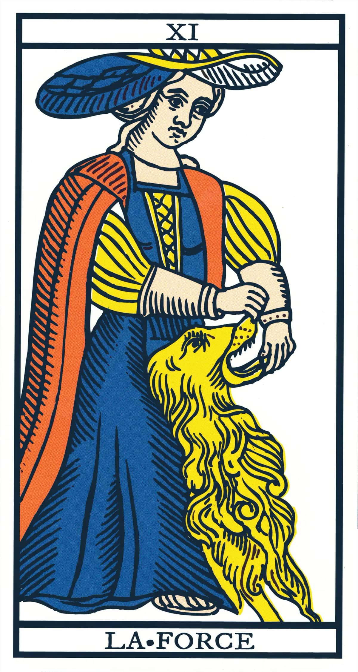 La Force — Tarot de Marseille classique (type Grimaud)