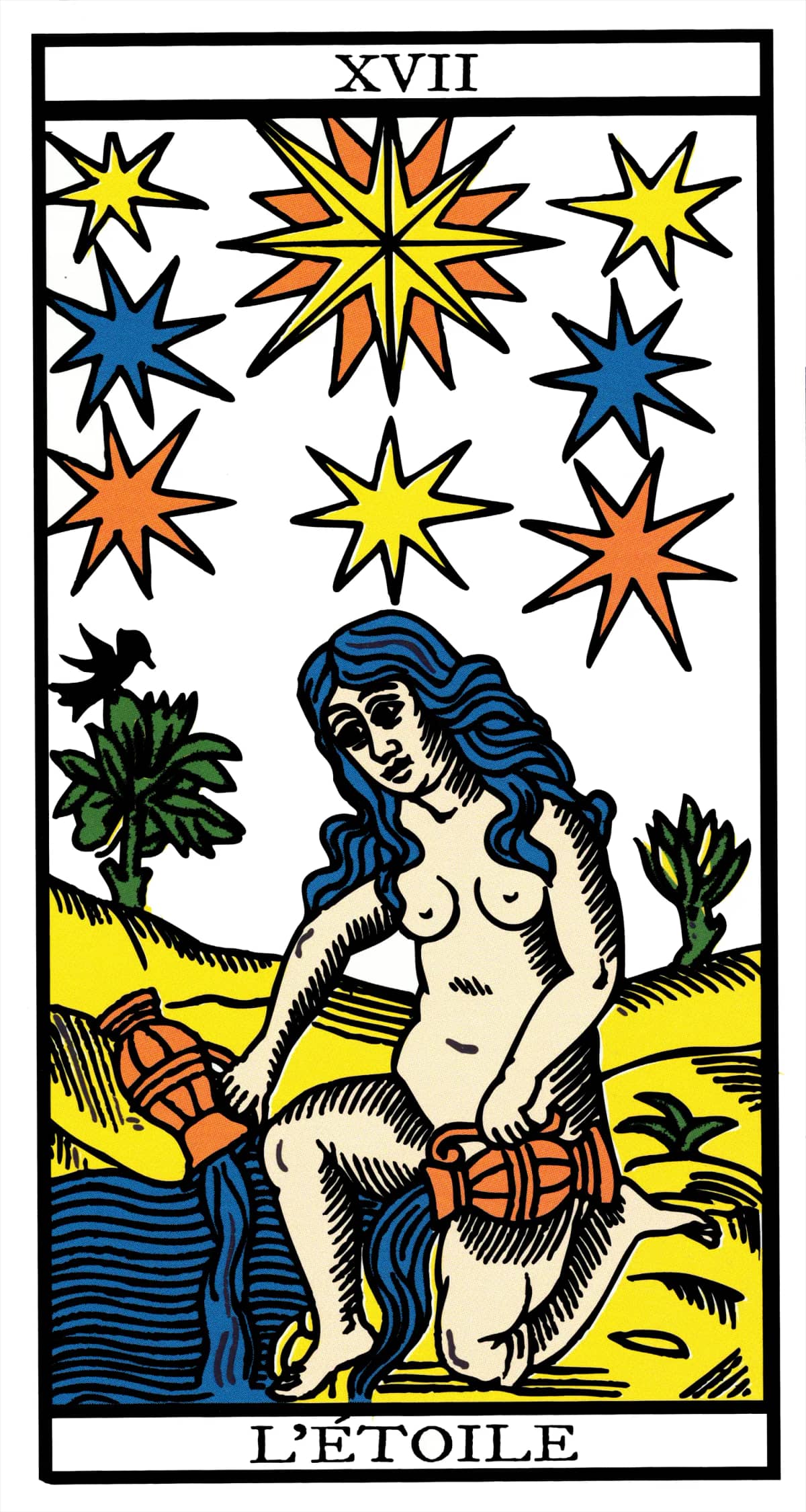 L’Étoile — Tarot de Marseille classique (type Grimaud)
