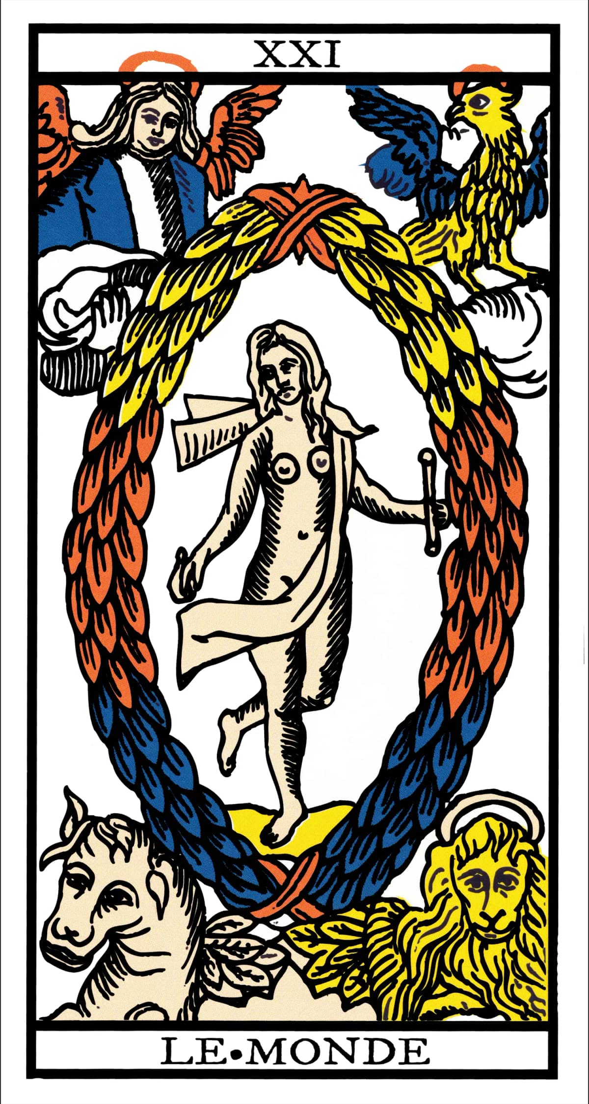 Le Monde — Tarot de Marseille classique (type Grimaud)