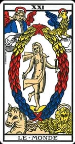 Le Monde — Tarot de Marseille classique (type Grimaud)