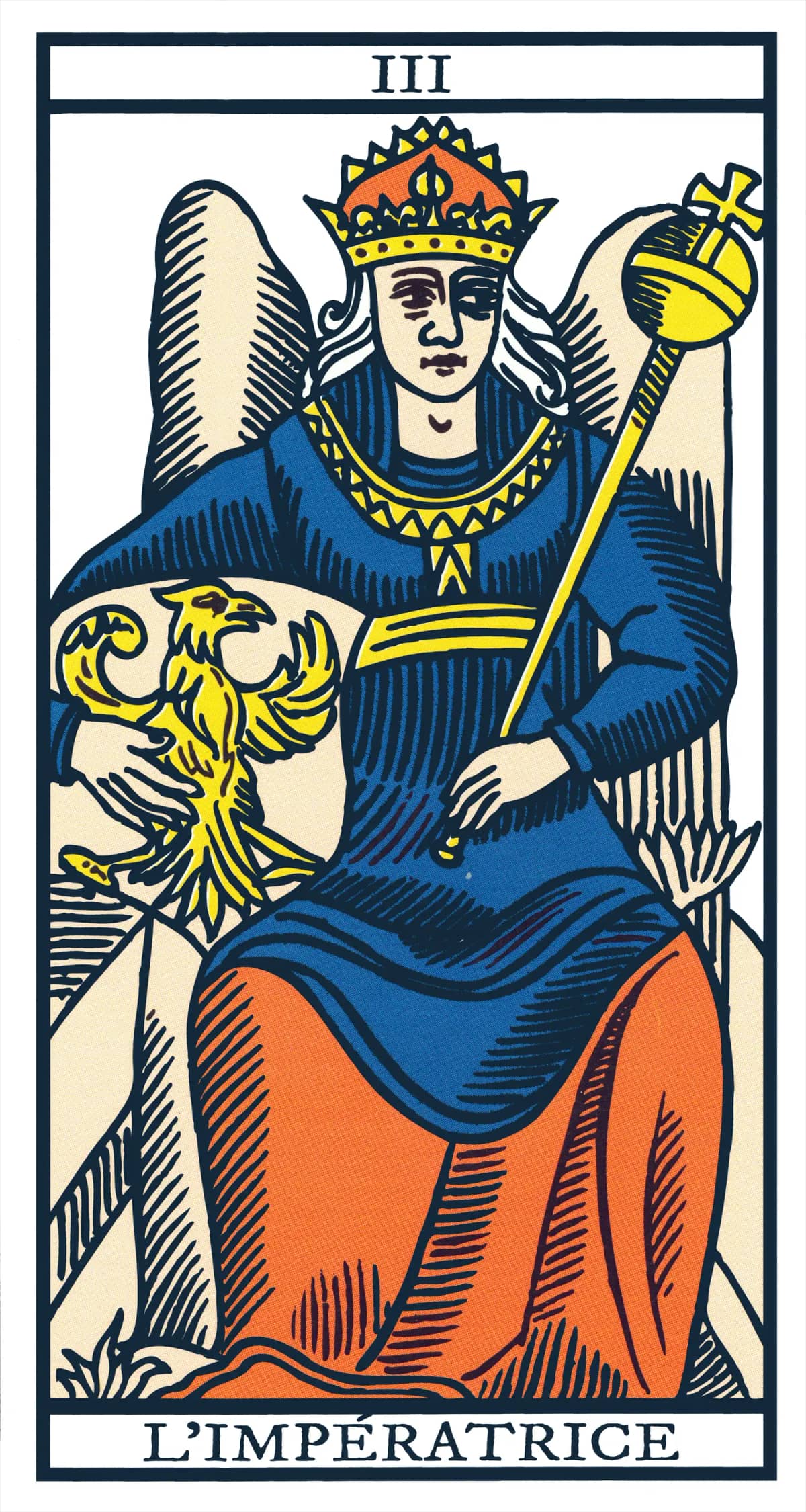 L'Imperatrice — Tarocchi di Marsiglia classici (tipo Grimaud)