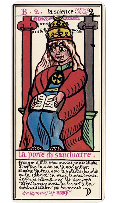 La Papesse — Grand Tarot Belline
