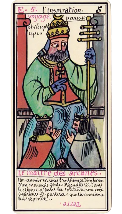 Le Pape — Grand Tarot Belline