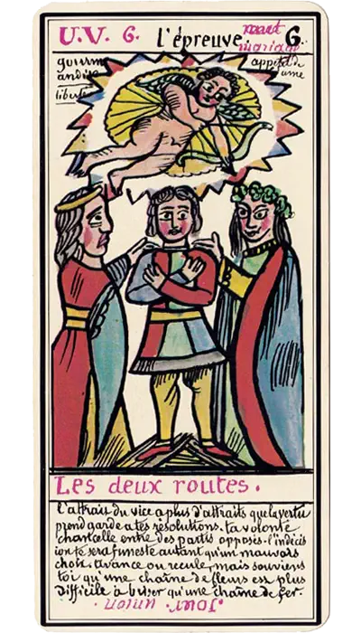 Les Amoureux — Grand Tarot Belline