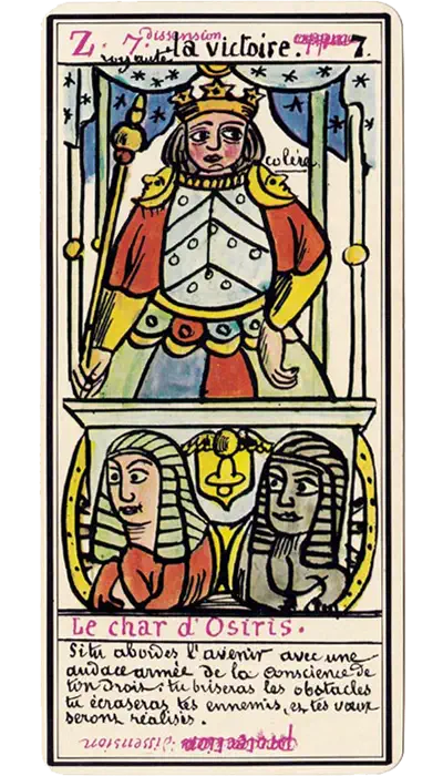 Le Chariot — Grand Tarot Belline