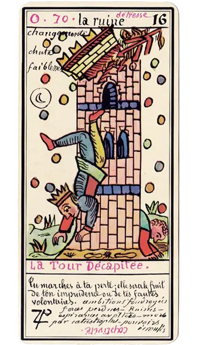 La Maison Dieu — Grand Tarot Belline