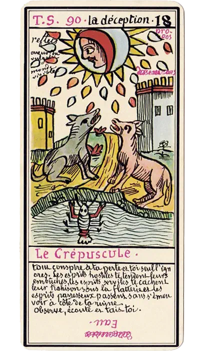 La Lune — Grand Tarot Belline