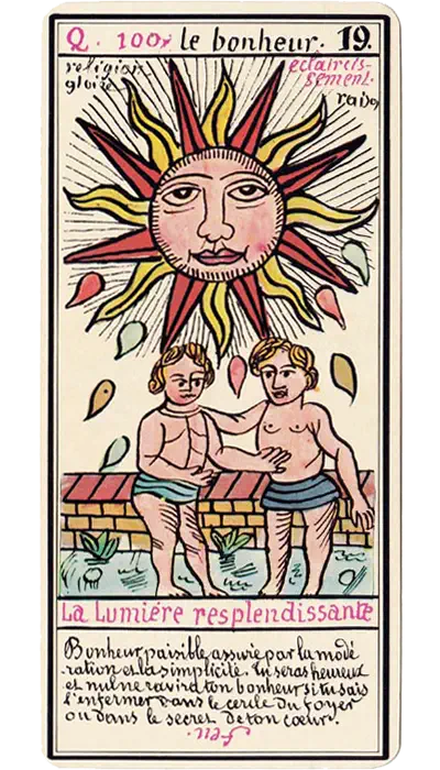 Le Soleil — Grand Tarot Belline