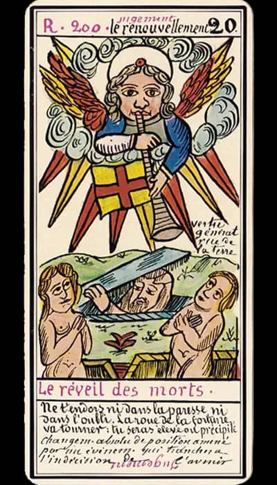 Le Jugement — Grand Tarot Belline