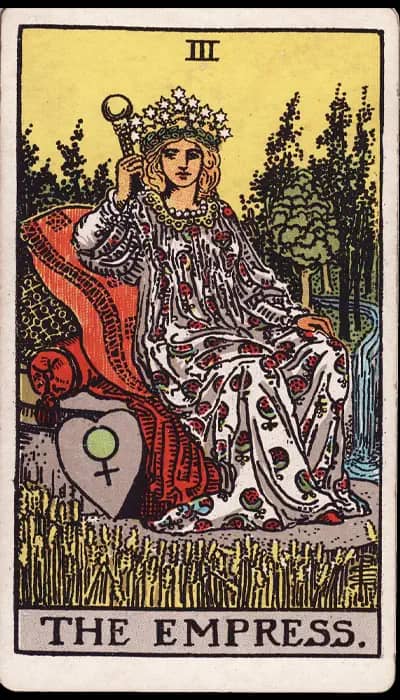 L'Imperatrice — Tarocchi Rider-Waite-Smith