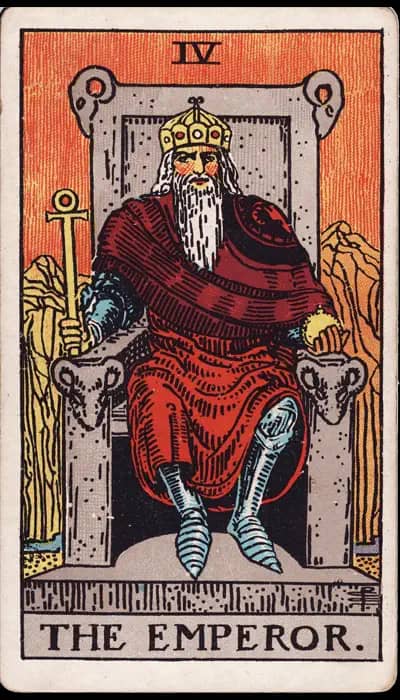 L'Empereur — Tarot Rider-Waite-Smith
