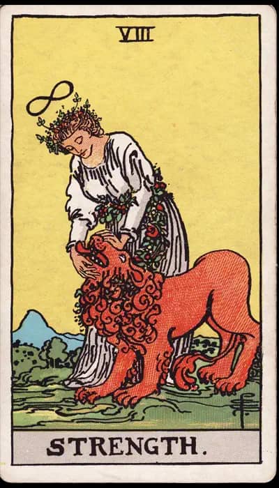 La Force — Tarot Rider-Waite-Smith