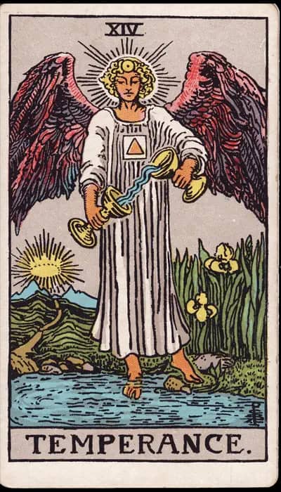 Temperance — Rider-Waite-Smith Tarot