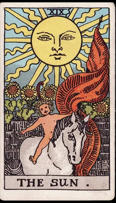 Le Soleil — Tarot Rider-Waite-Smith