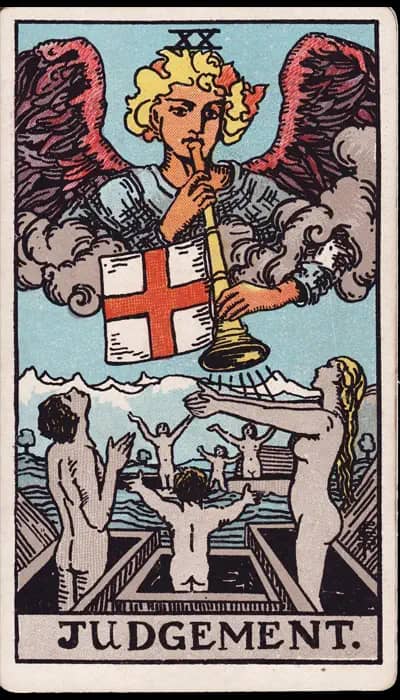 Le Jugement — Tarot Rider-Waite-Smith