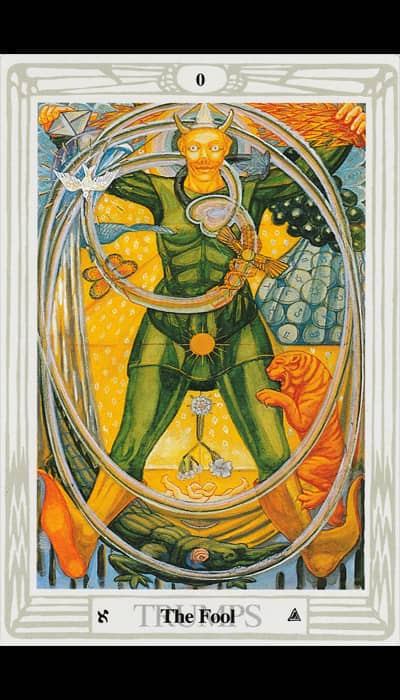 Le Fou — Tarot de Thoth