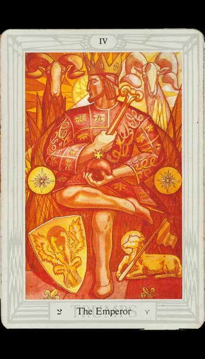 L'Empereur — Tarot de Thoth