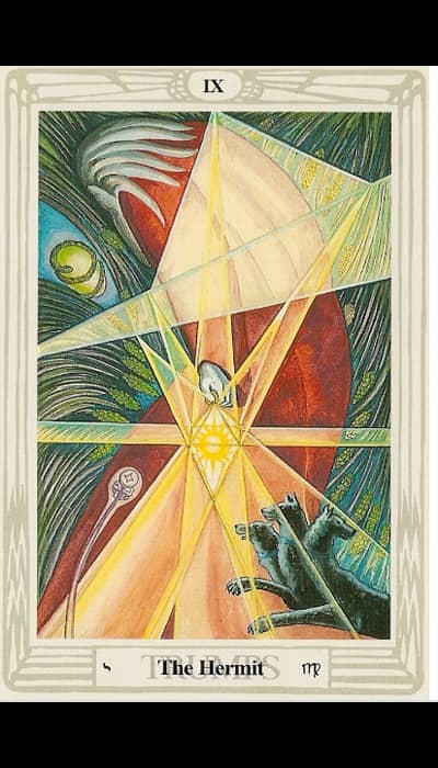 L'Ermite — Tarot de Thoth