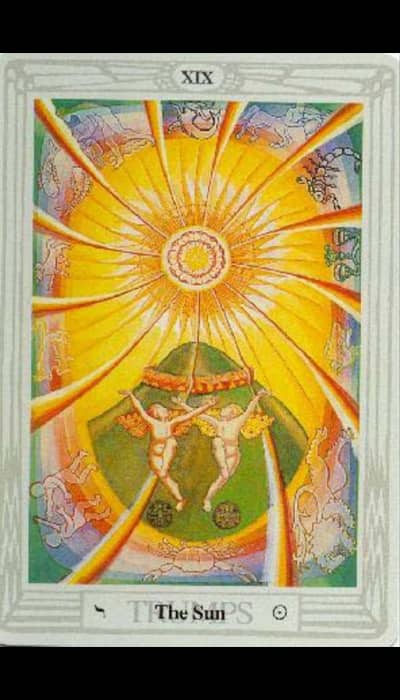 The Sun — Tarot de Thoth